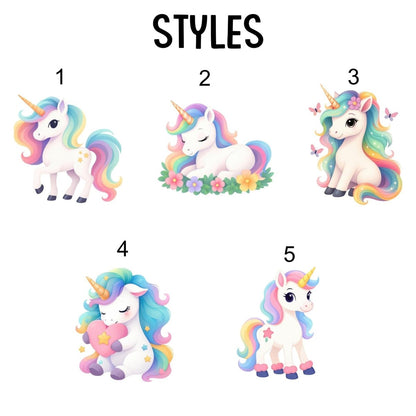 Personalized Unicorn Keychain, Kids Name Keychain - KWL Creations