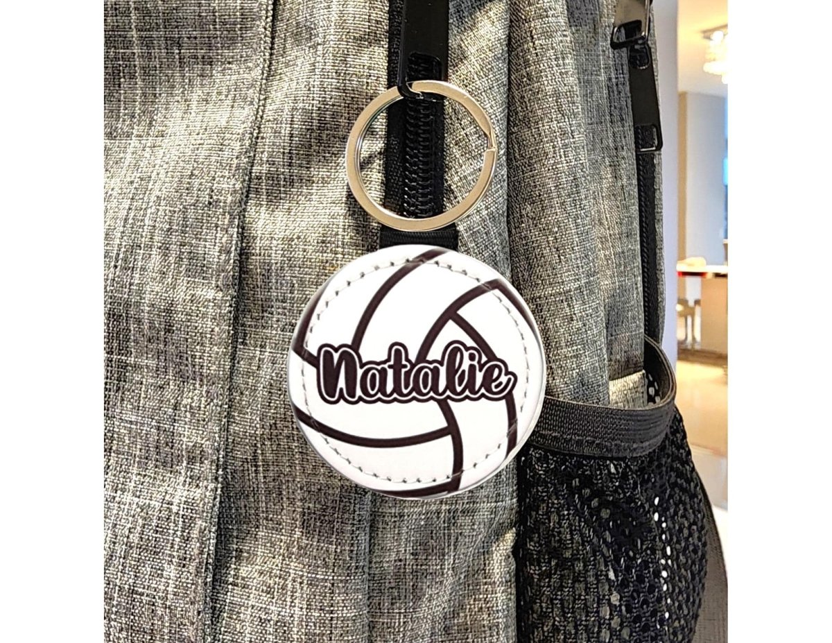 Personalized Volleyball Keychain – Custom Name Bag Tag - KWL Creations
