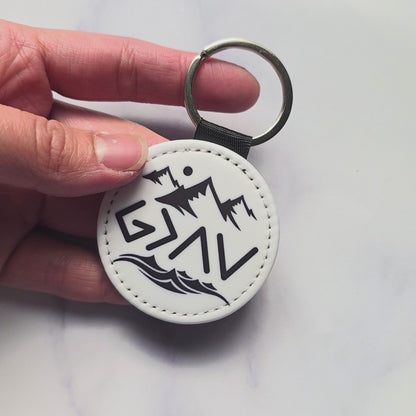 God Is Greater Than The Highs and Lows Keychain PU Leather Key Chain