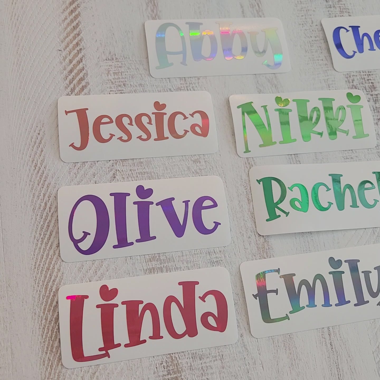 custom vinyl name stickers personalized name decals for water bottles and school supplies