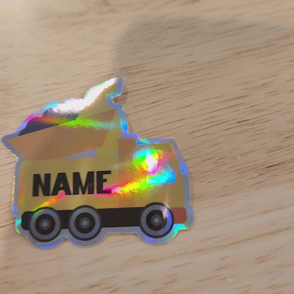 Custom Dump Truck Sticker - Construction Vehicle Sticker