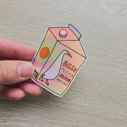 Silly Goose Juice Sticker