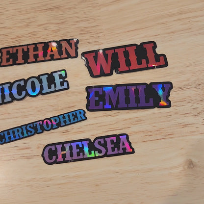Custom Name Western Country Cowboy Font Sticker