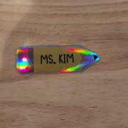 Custom Name Pencil Sticker – Personalized Teacher Sticker