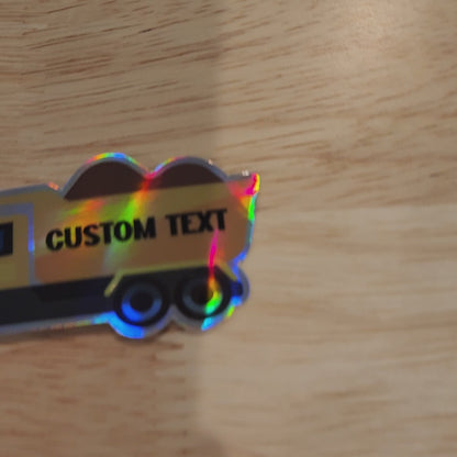 Custom Dump Truck Sticker – Personalized Construction Sticker