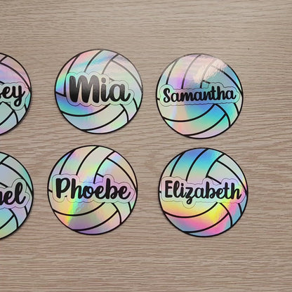 Custom Name Volleyball Sticker