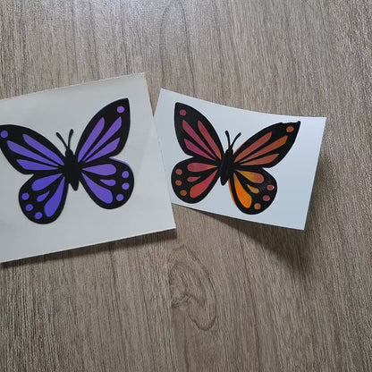 Butterfly Holographic Decal