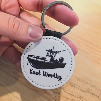 Custom Boat Keychain: Personalized Nautical Gift, 9 Styles