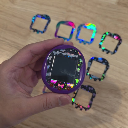 Holographic Faceplate Skins for Tamagotchi Uni (Compatible)