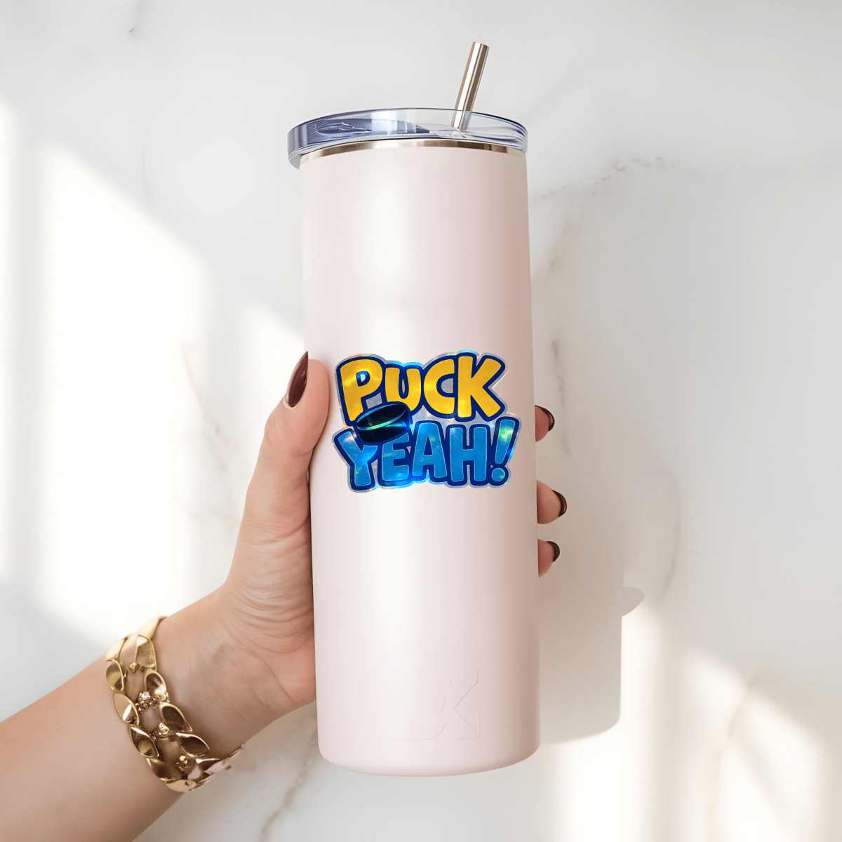 Puck Yeah Hockey Sticker – Funny Holographic Vinyl Decal - KWL Creations