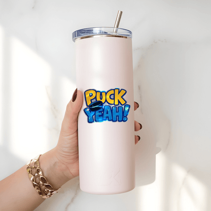 Puck Yeah Hockey Sticker – Funny Holographic Vinyl Decal - KWL Creations