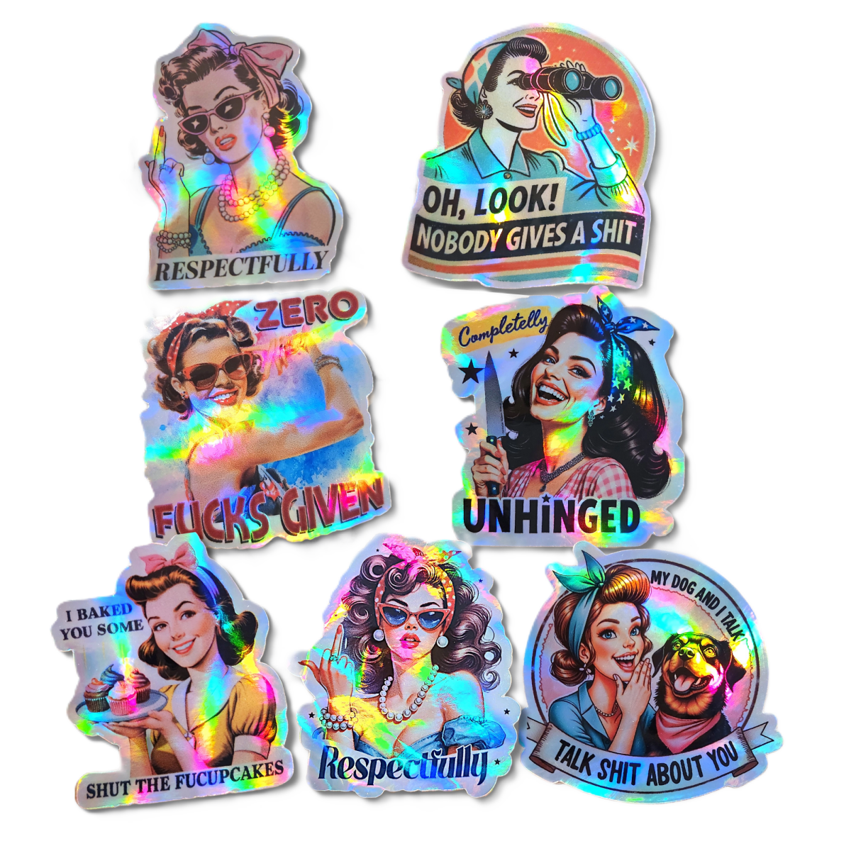 Retro Housewives Sarcastic Sticker Set - KWL Creations