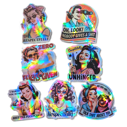 Retro Housewives Sarcastic Sticker Set - KWL Creations