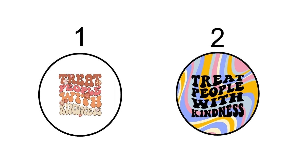 Retro TPWK Treat People with Kindness Keychain - KWL Creations