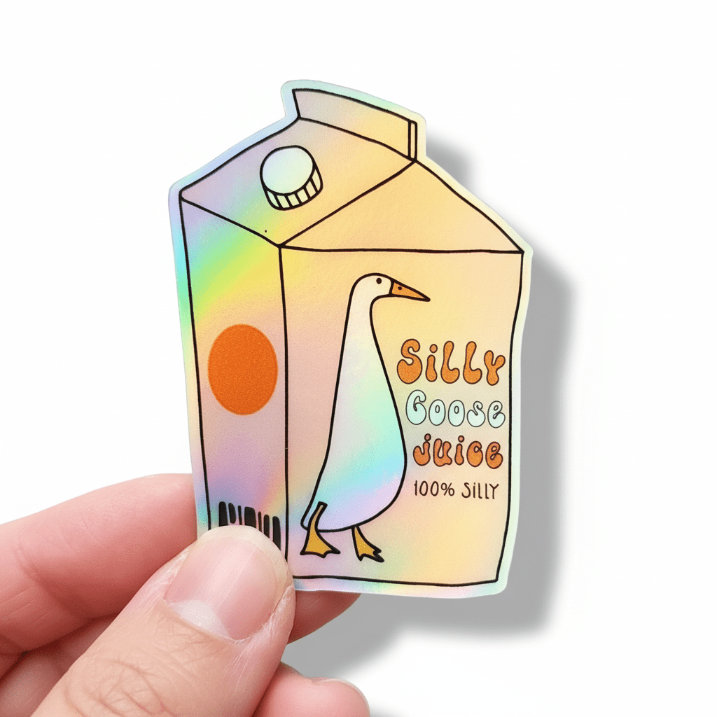 Silly Goose Juice Sticker - KWL Creations