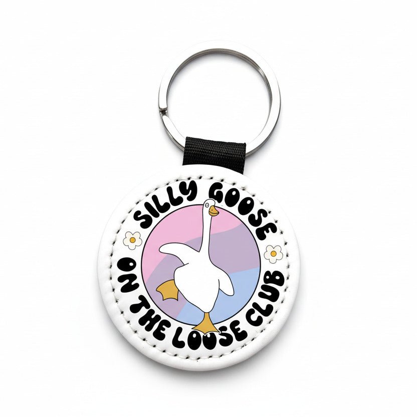 Silly Goose On The Loose Keychain – Funny Goose Gift - KWL Creations