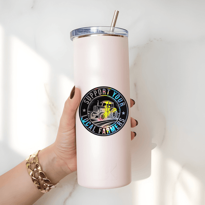 Support Your Local Farmers Holographic Sticker - KWL Creations